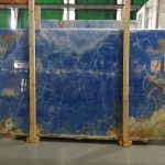 Mavi onikx plitə -
