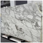 Marbre blanc Arabescato -