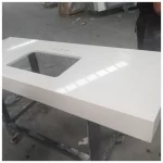 Miteed nga sulab sa quartz countertop -